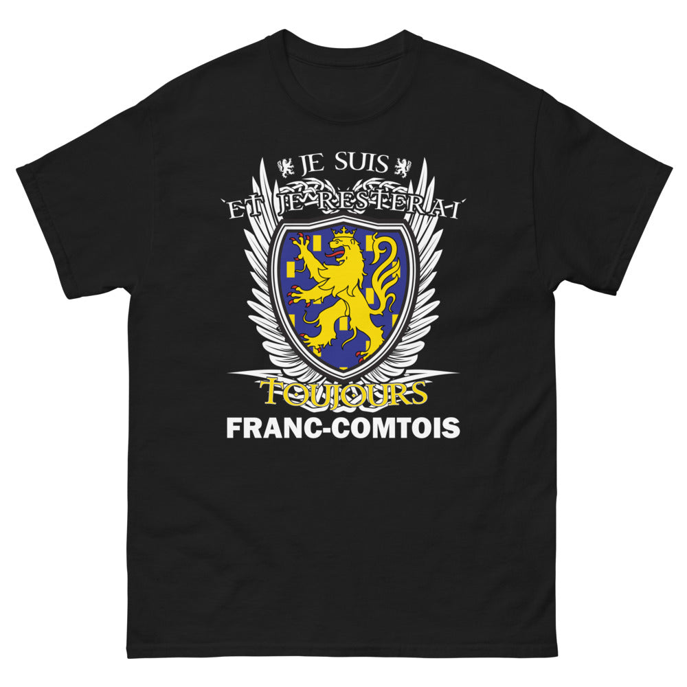 T-shirt Franc-Comtois noir - Je suis et je resterai toujours