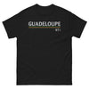 T-shirt Guadeloupe noir - Fierté 971 avec humour insulaire