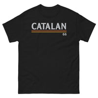 Thumbnail for T-shirt Catalogne noir - Fierté et humour en design