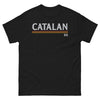 T-shirt Catalogne noir - Fierté et humour en design