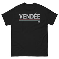 Thumbnail for T-shirt Vendée noir - Fierté rétro sombre