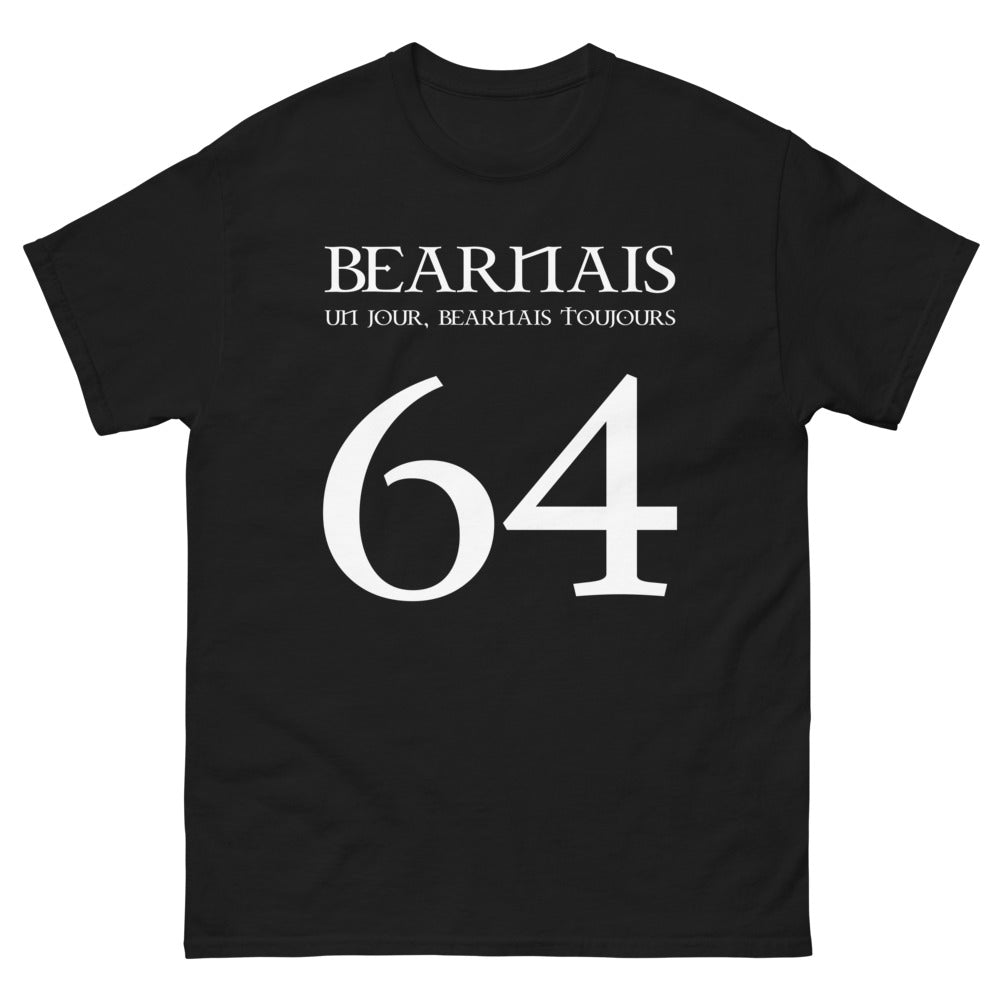 T-shirt Béarn noir - Béarnais un jour, Béarnais toujours
