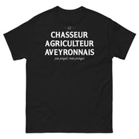 Thumbnail for T-shirt Aveyron noir - Chasseur Agricole presque parfait