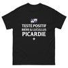 T-shirt Picardie noir - Testé positif à la bière