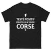 T-shirt Corse noir - Teste Positif : Figatellu et Vin