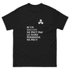 T-shirt Bretagne noir - Si un Breton ne peut pas le faire