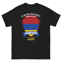 Thumbnail for T-shirt Arménien noir - Je ne suis pas parfait, mais je suis Arménien