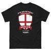 T-shirt Anglais noir - Je ne suis pas parfait mais anglais