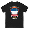 T-shirt Acadien noir - Je ne suis pas parfait mais je suis Acadien