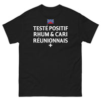 Thumbnail for T-shirt Réunion noir - Testé positif au Rhum et Cari