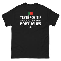 Thumbnail for T-shirt Portugal noir - Teste Positif: Chouriço & Vinho