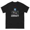 T-shirt Zermatt noir - I Don't Need Any Therapy