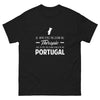 T-shirt Portugal noir - Pas besoin de thérapie, juste du fado