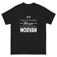 Thumbnail for T-shirt Morvan noir - Je n'ai pas besoin de thérapie