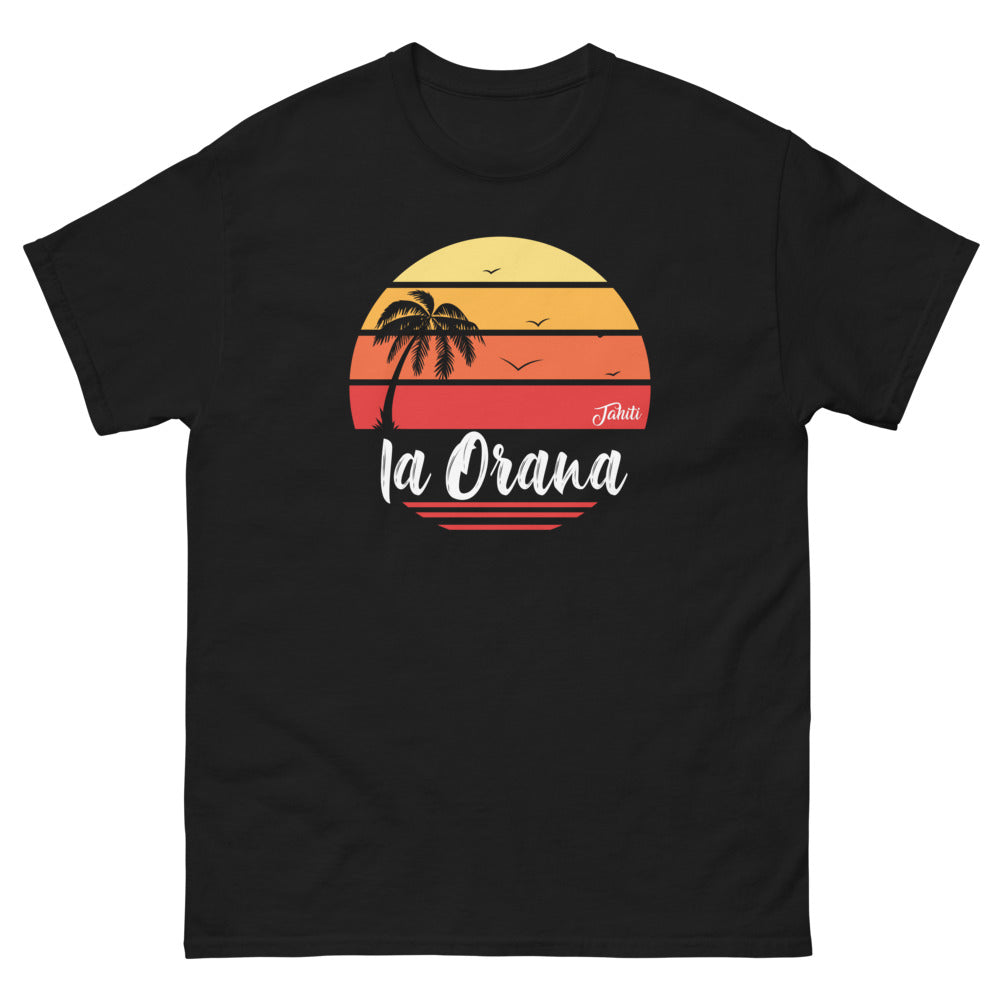 T-shirt Tahiti noir - Ia Orana pour les amoureux des îles