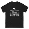 T-shirt Île d'Yeu noir - Je n'ai pas besoin de thérapie