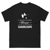 T-shirt Guadeloupe noir - Je n'ai pas besoin de thérapie