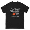 T-shirt Espagne noir - Un Espagnol prend de la valeur