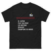 Thumbnail for T-shirt Bretagne noir - Si l'apéro était un sport