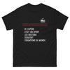 T-shirt Bretagne noir - Si l'apéro était un sport