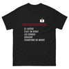 T-shirt Gersois noir - Si l'apéro était un sport