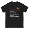 T-shirt Bourgogne noir - Les champions de l'apéro