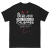 T-shirt Italie noir - Le jour où Dieu créa les Italiennes