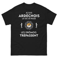 Thumbnail for T-shirt Ardèche noir - Je suis Ardéchois où je passe