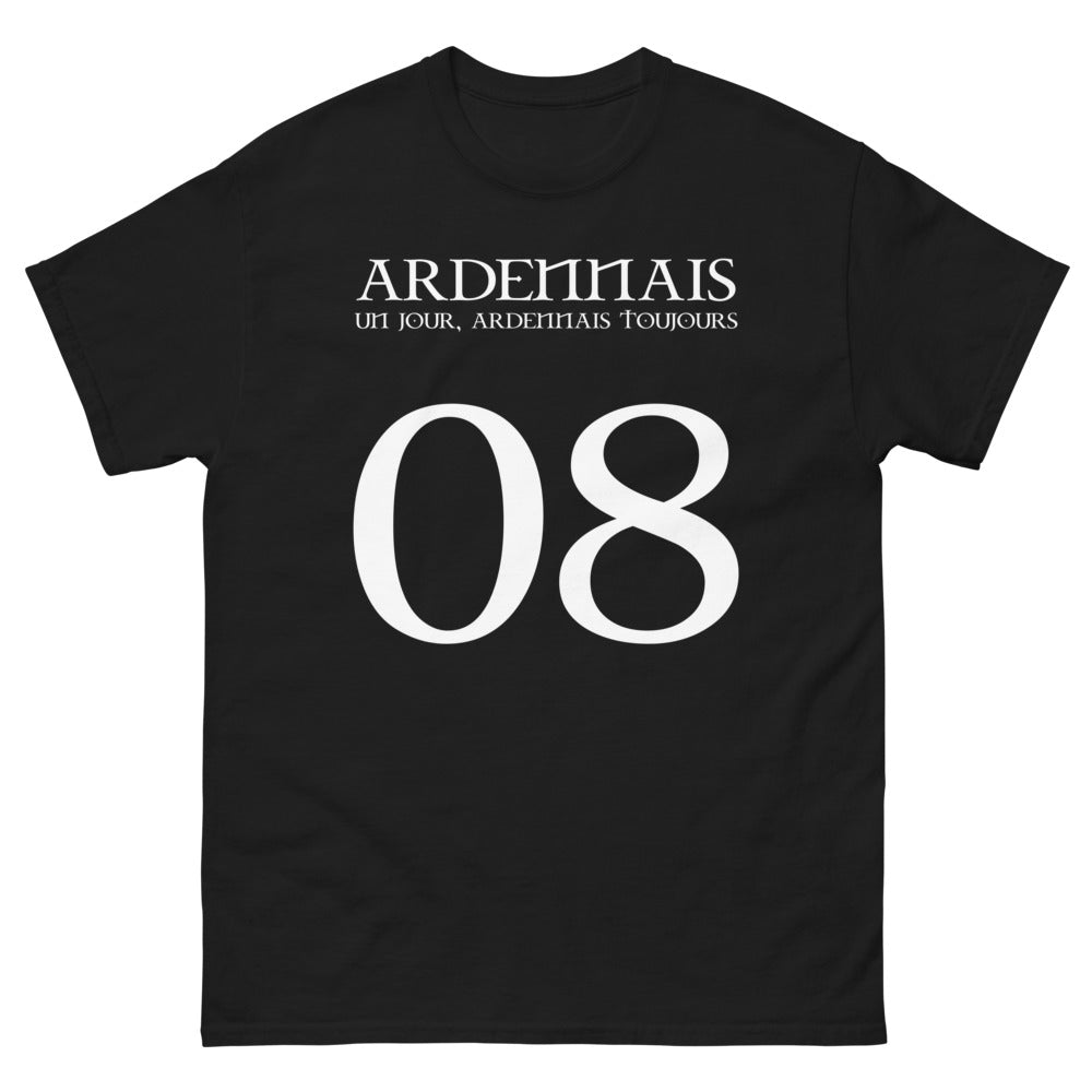 T-shirt Ardennais noir - Ardennais un Jour Ardennais Toujours