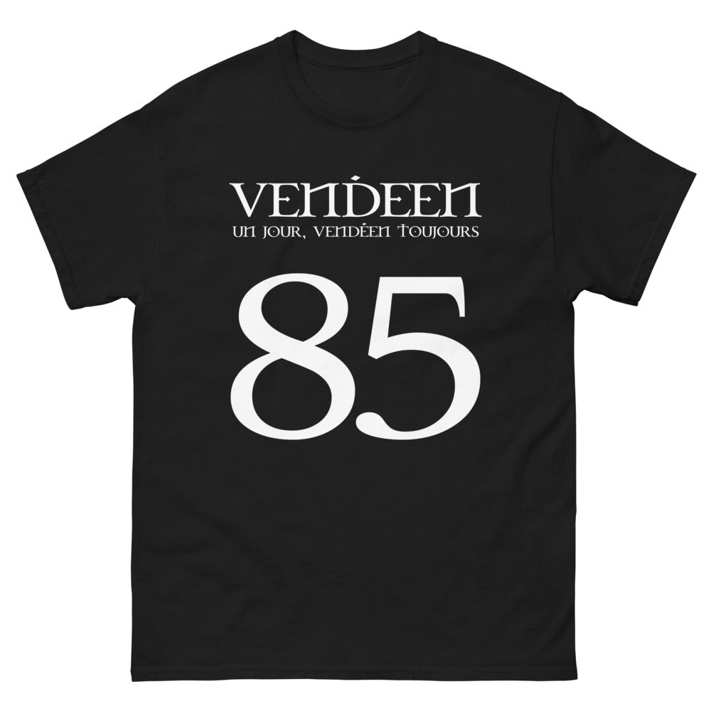 T-shirt Vendée noir - Un jour, toujours