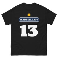 Thumbnail for T-shirt Esprit du Sud noir - Ambiance chaleureuse de Marseille