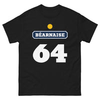 Thumbnail for T-shirt Béarnais noir - Fierté et humour local