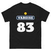 T-shirt Varois noir - Fier et sombre avec humour