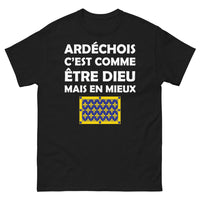 Thumbnail for T-shirt Ardèche noir - L'ultime hommage régional