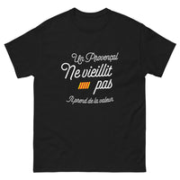 Thumbnail for T-shirt Provence noir - Un Provençal ne Vieillit Pas, il Prend de la Valeur