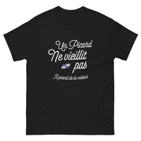 Thumbnail for T-shirt Picard noir - L'âge n'est qu'un nombre