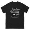 T-shirt Corse noir - Laissez le temps prendre de la valeur