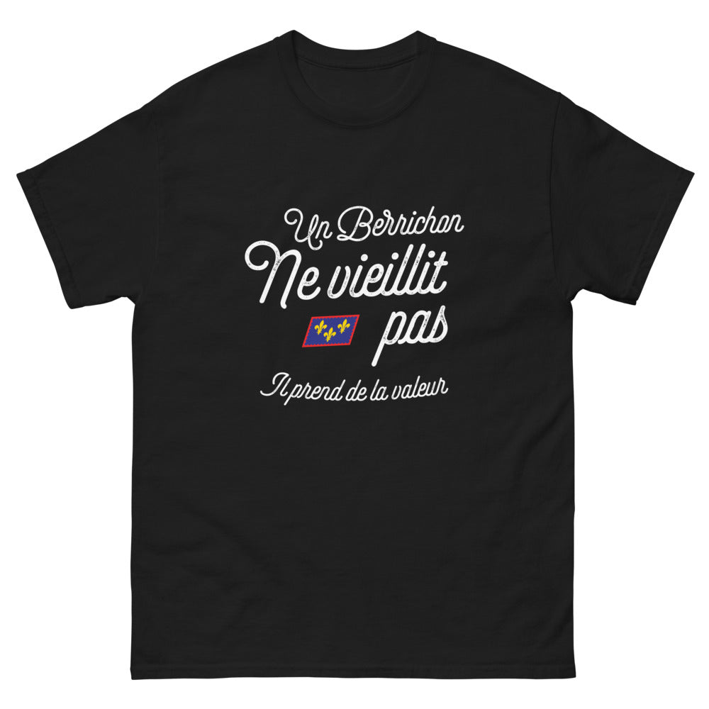 T-shirt Berry noir - Un Berrichon prend de la valeur