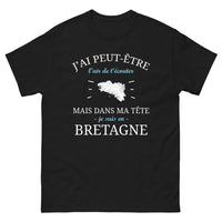 Thumbnail for T-shirt Bretagne noir - J'ai peut-être l'air de t'écouter