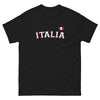 Maglietta Italia nera retro - omaggio agli Italiani di cuore