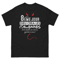Thumbnail for T-shirt Italie noir - Le Diable et les Italiennes
