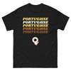 T-shirt Portugal noir - Design sombre et fier