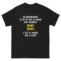 Thumbnail for T-shirt Normandie noir - Ce n'est pas le verre qui tremble