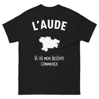Thumbnail for T-shirt Aude noir - Là où mon histoire commence