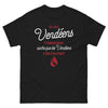 T-shirt Vendée noir - Si les Vendéens t'énervent, texte humoristique