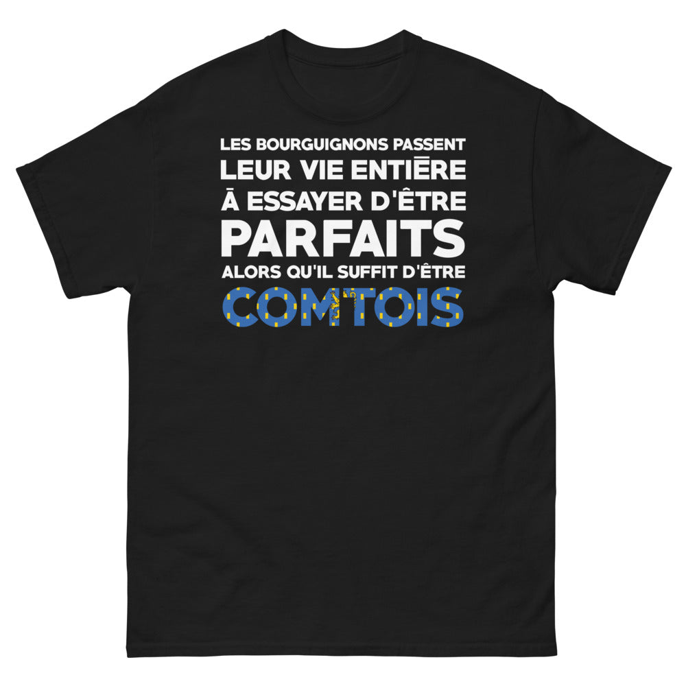 T-shirt Bourgogne noir - L'Art de la Simplicité Bourguignonne