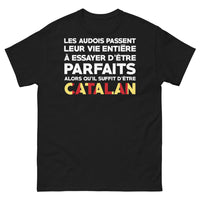 Thumbnail for T-shirt Aude noir - Les Audois passent leur vie à essayer d'être parfaits