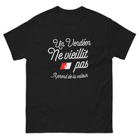 Thumbnail for T-shirt Vendée noir - Un Vendéen prend de la valeur