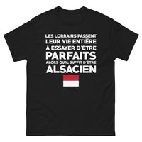 Thumbnail for T-shirt Alsace noir - Les Lorrains leur vie entière