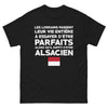T-shirt Alsace noir - Les Lorrains leur vie entière